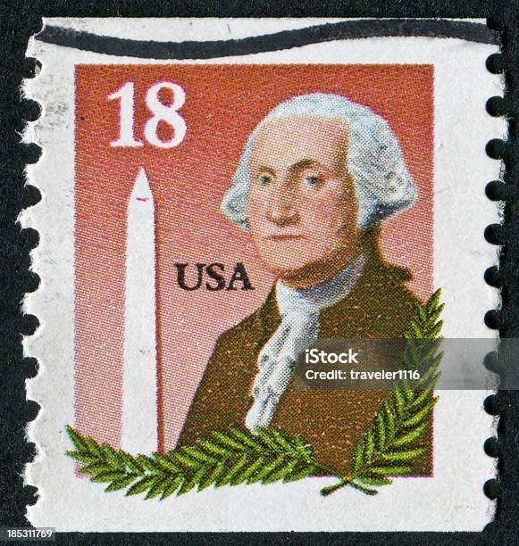 Monumento A Washington Foto de stock y más banco de imágenes de Presidente - Presidente, Sello postal, Color - Tipo de imagen