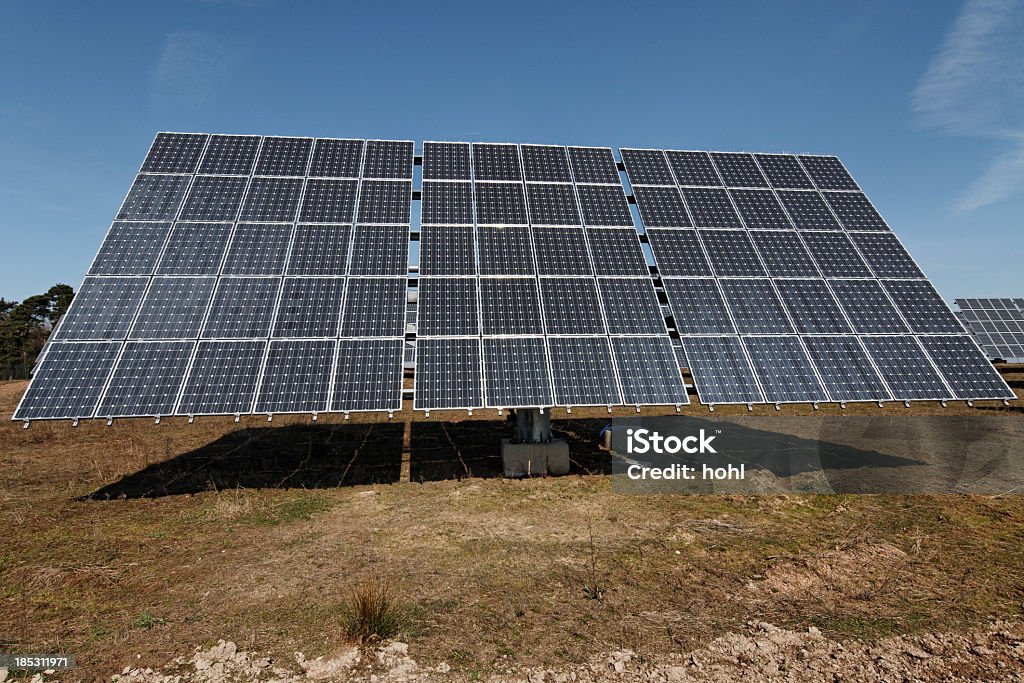 Central eléctrica solar - Foto de stock de Acero libre de derechos