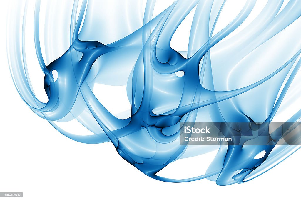 abstract blue orgánicos forma - Foto de stock de Sinapsis libre de derechos