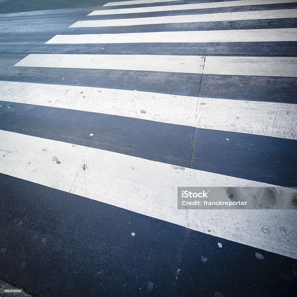 Empty Zebra Empty Zebra Crossing In Paris Stock Photo - Download Image Now ...
