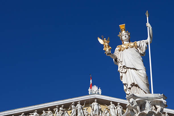 istock statue of Athena, Vienna, Austria 185312188