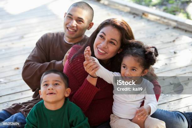 Young Hispanic Family At Park Stock Photo - Download Image Now - Family, 2-3 Years, 20-29 Years