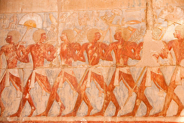 istock Colourful relief in the Temple of Hatchepsut 185312827