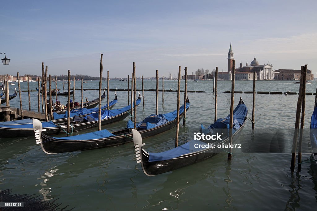 Gondole Veneziane, Venecia, Italia - Foto de stock de Agua libre de derechos