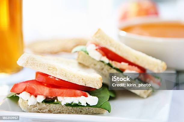 Lunchzupa Ans Kanapka - zdjęcia stockowe i więcej obrazów Bez ludzi - Bez ludzi, Ciasteczko, Fotografika