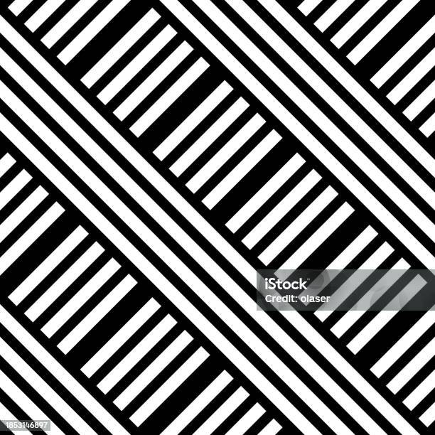 Irregular Striped Pattern On White Background Stock Illustration ...