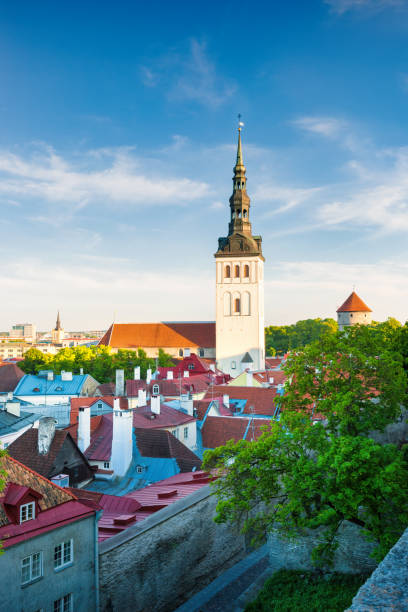 istock Tallinn Estonia Downtown Skyline 1853170797