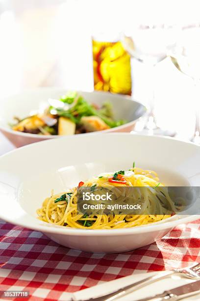 Spaghetti Stock Photo - Download Image Now - Basil, Close-up, Dinner