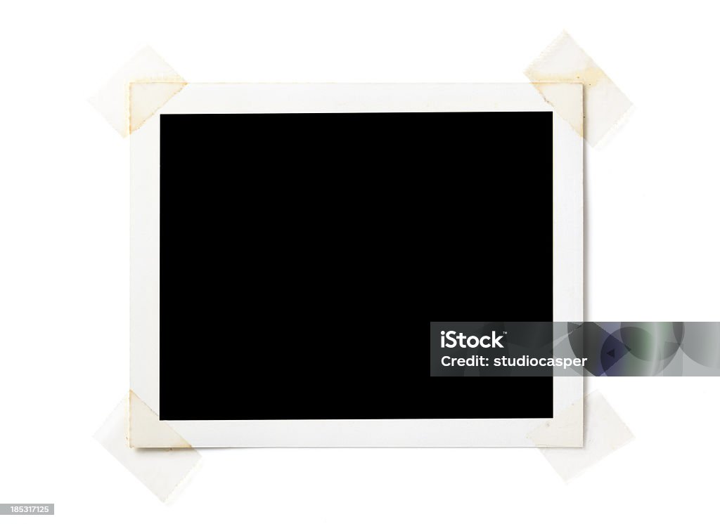 空白の写真、ホワイト - 粘着テープのロイヤリティフリーストックフォト