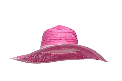 Pink sun hat against white backgroundSome other related images: