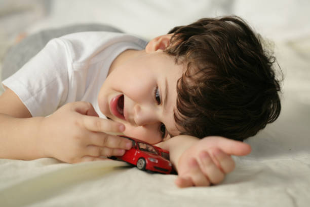 istock Playing with toy cars 185317299