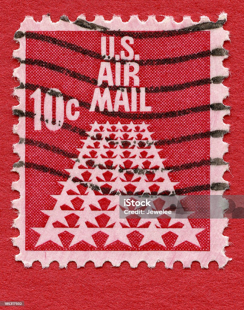 Airmail Почтовая марка США - Стоковые фото Авиапочта роялти-фри