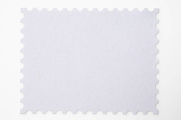 istock Isolated shot of blank postage stamp on white background 185317697