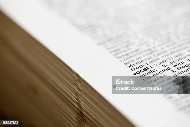 Dictionary Vocal Defined Stock Photo - Download Image Now - Outspoken, Single Word, Animal Sound - iStock Dictionary Vocal Defined Stock Photo - Download Image Now - Outspoken, Single Word, Animal Sound - iStock