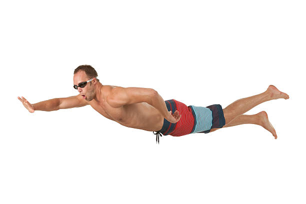istock Profile of a man swimming 185317932