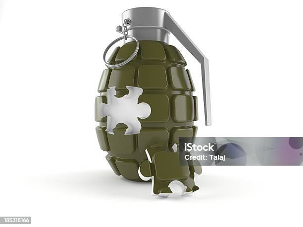 War Solution Stock Photo - Download Image Now - Army, Cut Out, Hand Grenade