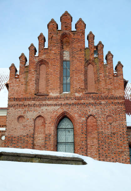 istock Kaunas City Medieval House In Winter 1853181752