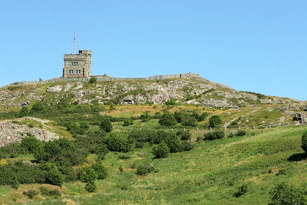 istock Cabot Tower on Signal Hill over St.John's Newfoundland copy space 185319636