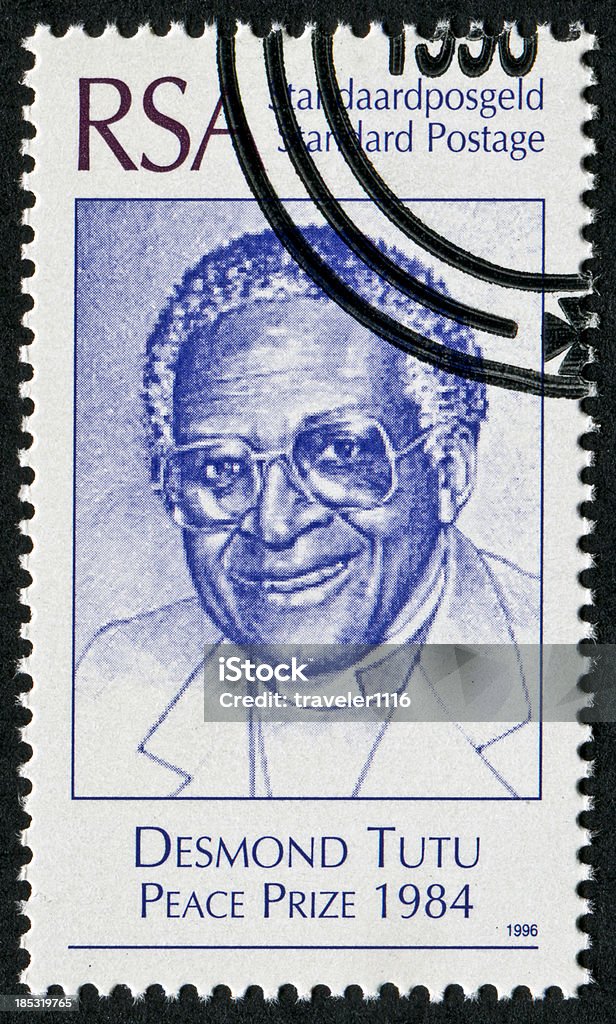 Desmond Tutu Carimbo - Royalty-free Desmond Tutu Foto de stock