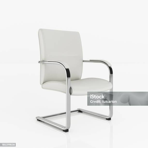 Cadeira Modernatraçado De Recorte - Fotografias de stock e mais imagens de Cadeira de Braços - Cadeira de Braços, Escritório, Fundo Branco