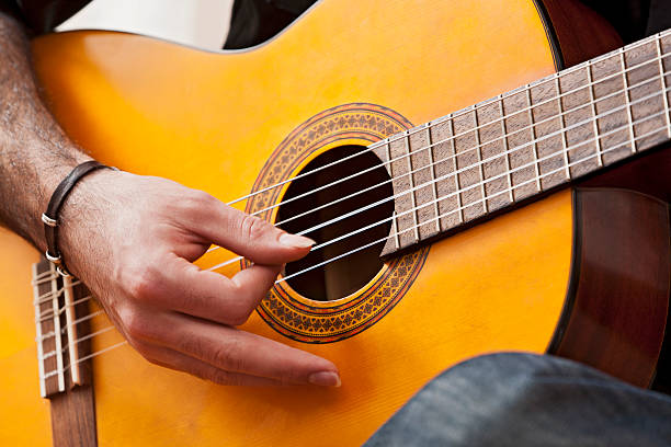 tocando guitarra - ballad - fotografias e filmes do acervo