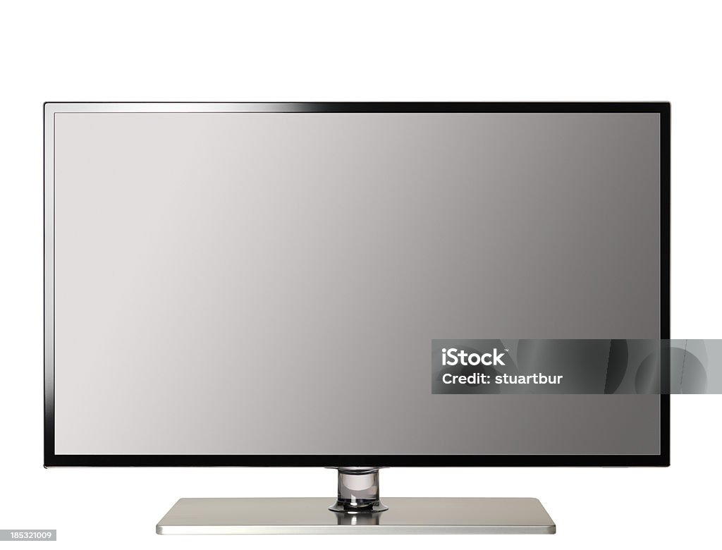 Flat screen tv Television with clipping pathShot on 39mp Hasselblad H3 Clipping Path Stock Photo