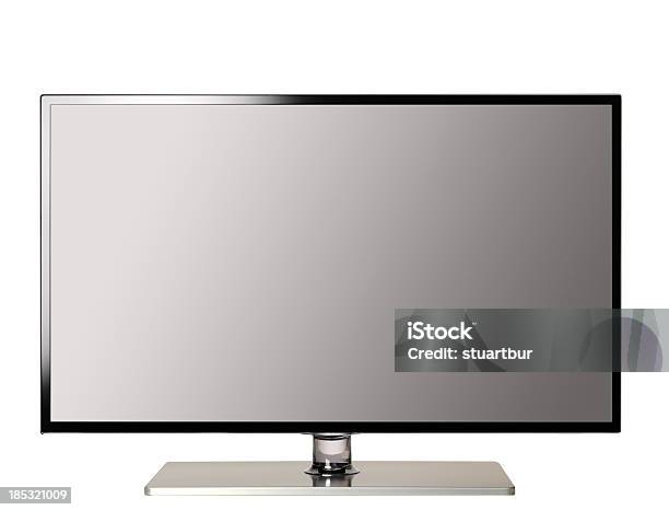 Flat Screen Tv Stock Photo - Download Image Now - Clipping Path, Concepts, Copy Space