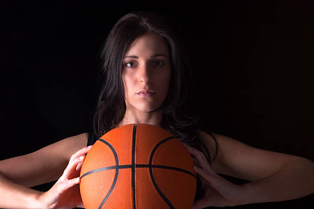 istock Girl With A Basketball 185321667
