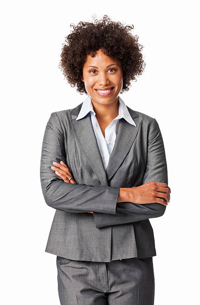 istock Attractive Businesswoman - Isolated 185321742