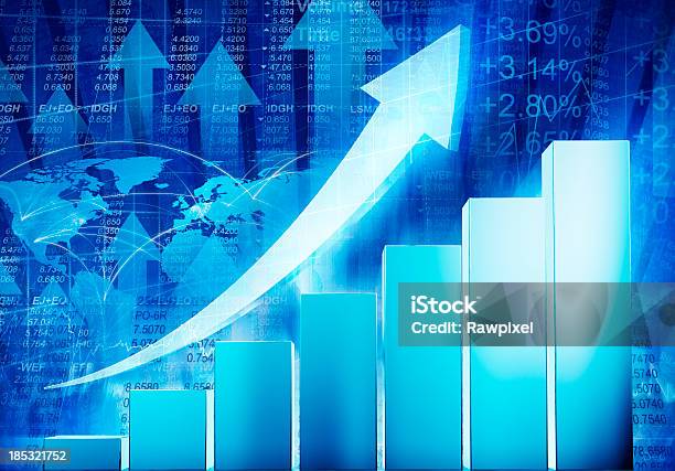 Crescita Del Business Globale - Fotografie stock e altre immagini di Affari - Affari, Affari internazionali, Azioni e partecipazioni