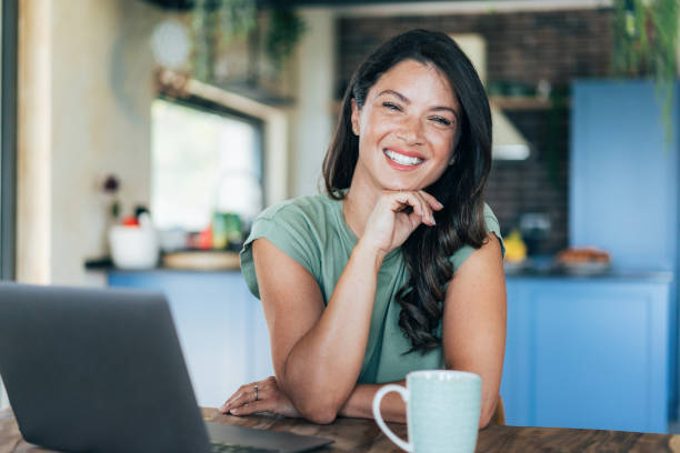 istock Woman at Home office 1853226801