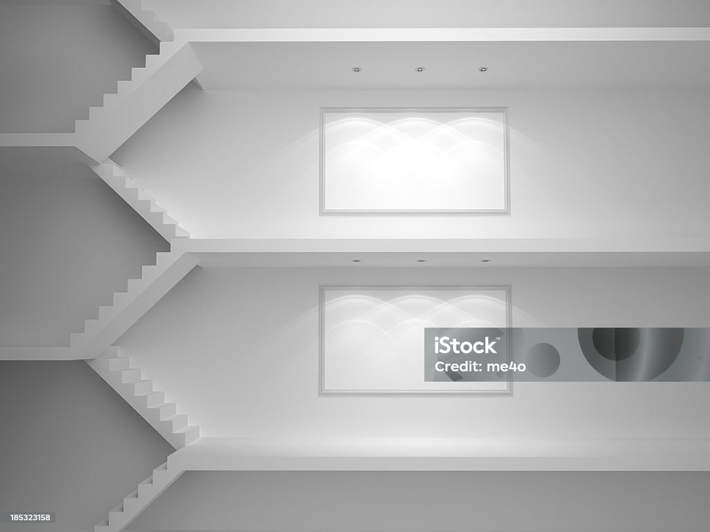 3 d fondo de escalera - Foto de stock de Escaleras libre de derechos