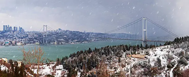 "Istanbul, Turkey. Multiple images stitched together."