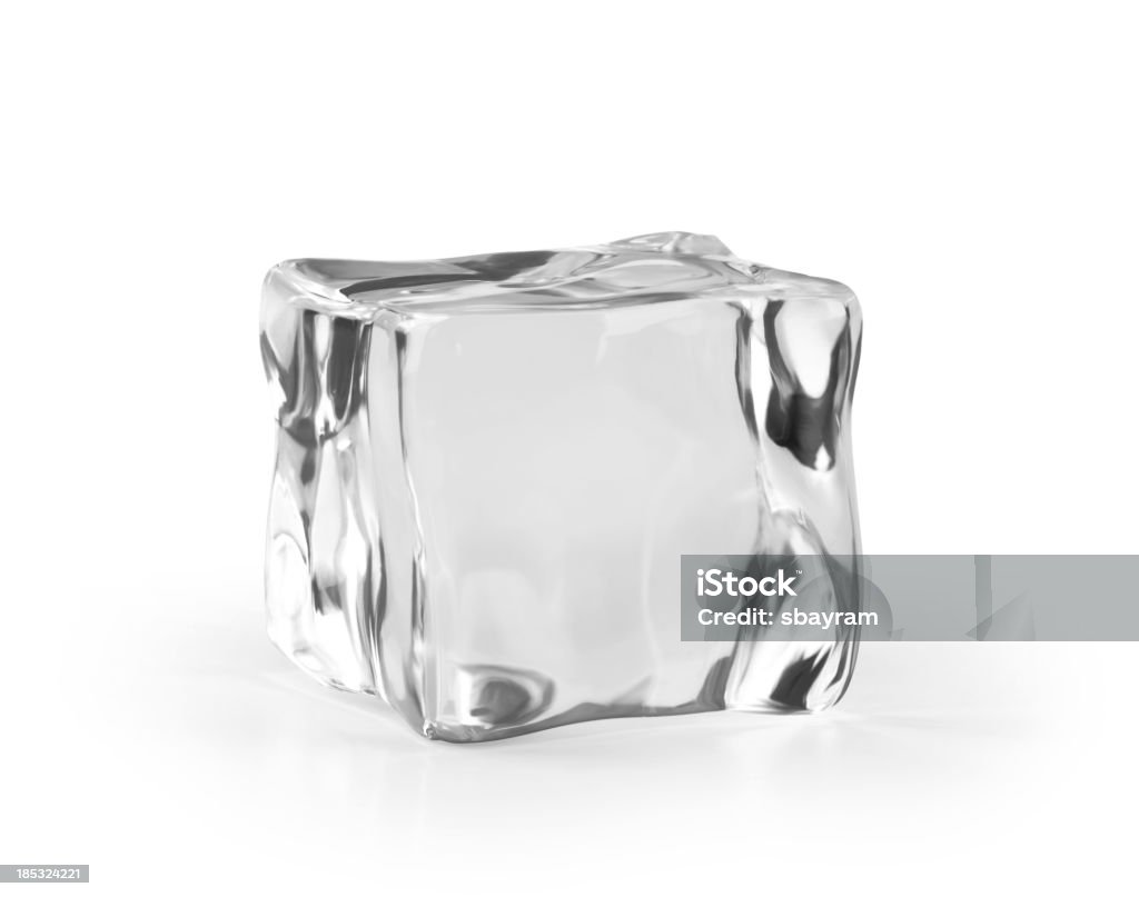 ice cube ice cube isolated on white background Ice Cube Stock Photo