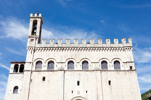 Palazzo dei Consoli in Gubbio. Umbria, Italy.