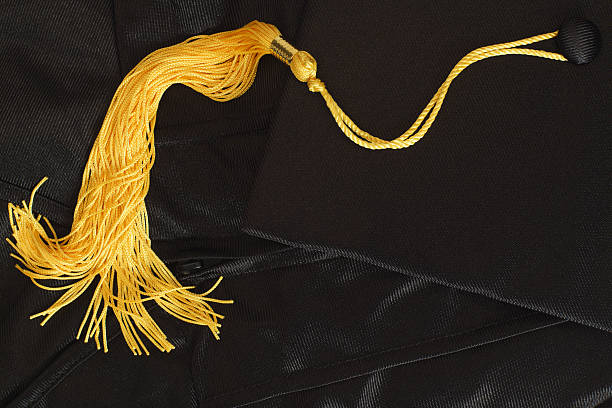 istock Black and Gold Graduation 185324550