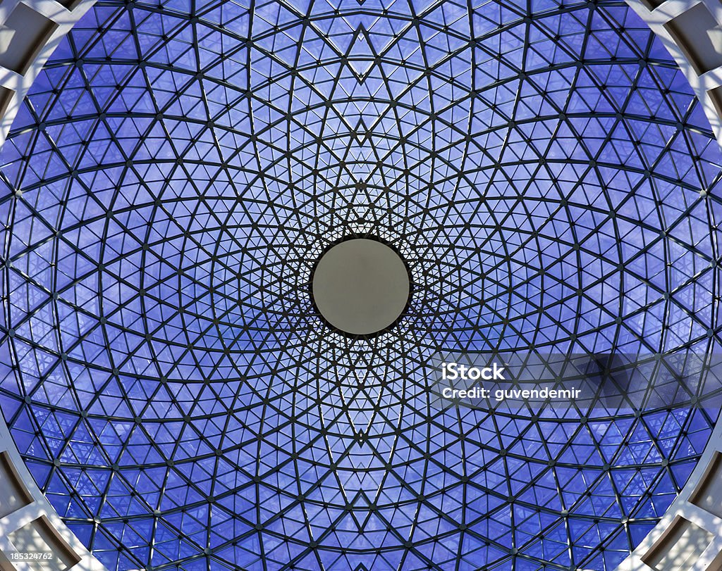 Complex Architecture Ceiling of a modern building. Abstract Stock Photo