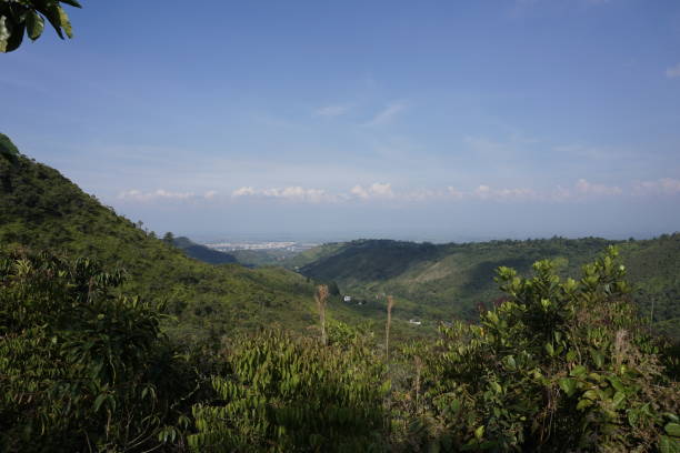 istock View onto Cali from a distance behind dense rain forest, Colombia 1853249885