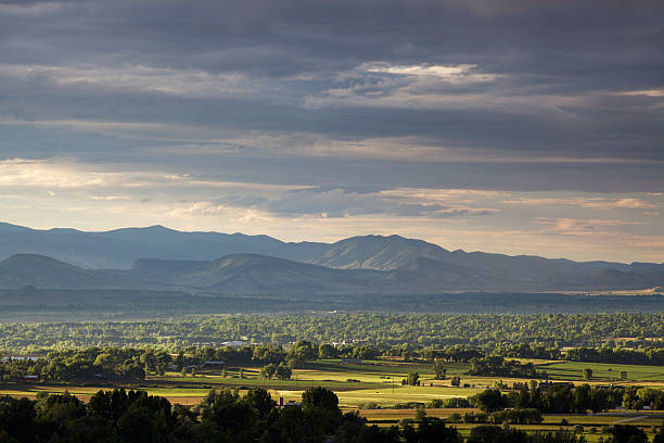 istock Last Light Through Colorado Farms 185325301