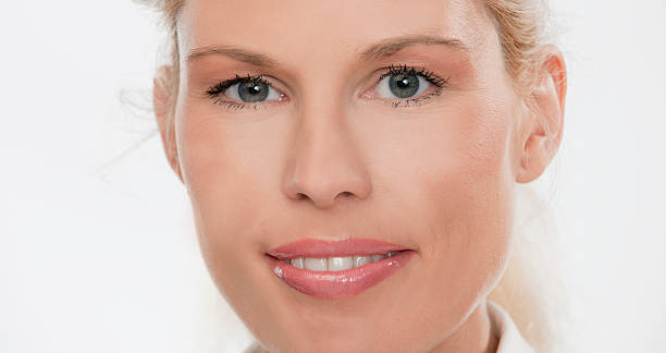 istock happy beautiful blond mature woman 185325990