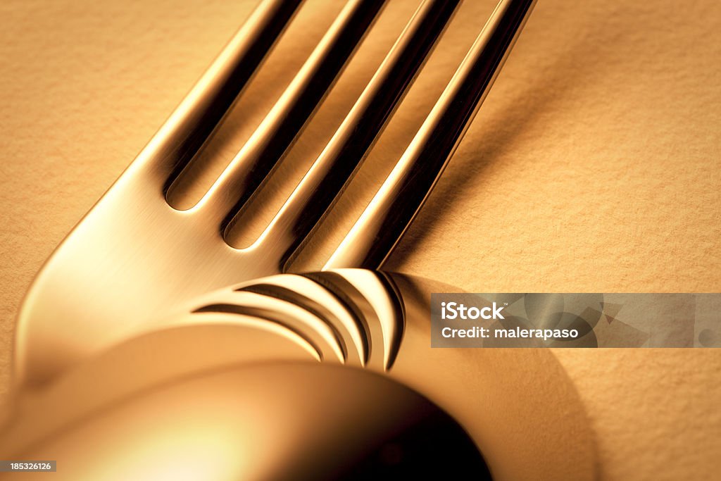 Coltellerie - Foto stock royalty-free di Giallo