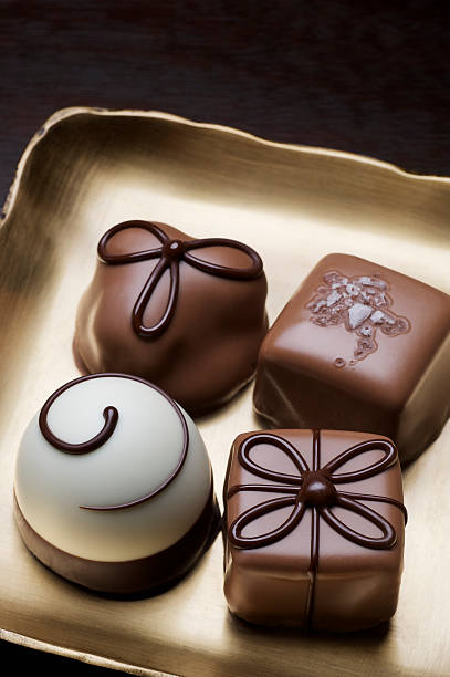 istock Variety of Elegant Chocolate Truffles 185326375