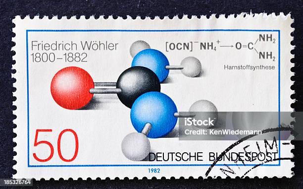 Friedrich Wohler Stamp - Fotografie stock e altre immagini di Anno 1982 - Anno 1982, Chimica, Composizione orizzontale