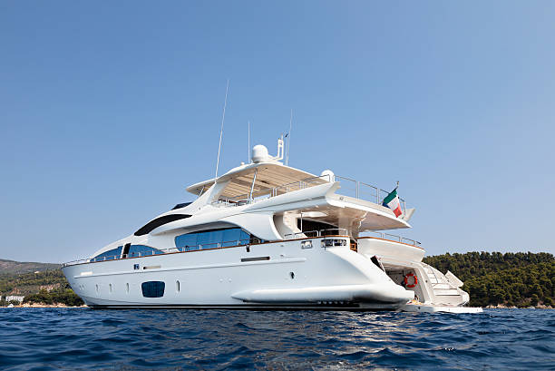 istock Yacht in the Islands. Summer. 185327381