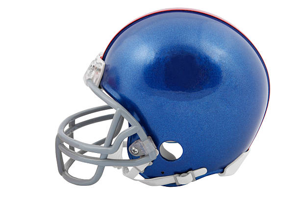 istock Blue Football Helmet 185327501
