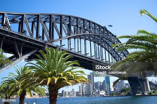 Ponte Do Porto De Sydney - Fotografias de stock e mais imagens de Austrália - Austrália, Azul, Capitais internacionais