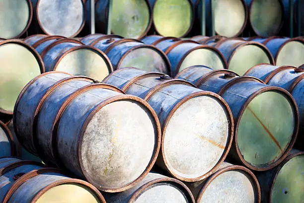 Photo of petrol barrels