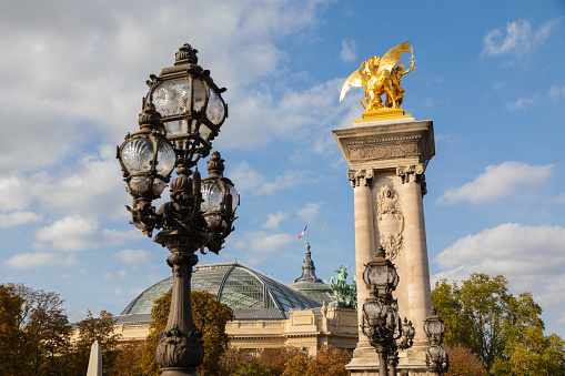 Paris, the beautiful place Vendome in the center, with the column