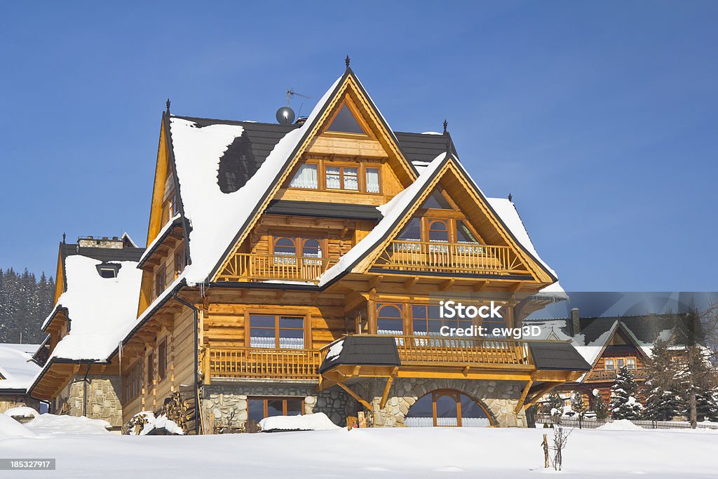 Wooden Residential House, Poland Wooden Residential House in winterSee more RESIDENTIAL HOMES images here: Luxury Stock Photo