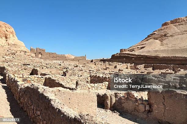 Deir Elmedina Theban Necropolis Luxor Egypt Stock Photo - Download Image Now - Africa, Ancient, Ancient Civilization